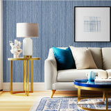 Somerset Strie Blue by Schumacher Subtle Striated Wallpaper – Simply Charming Collection – Schumacher 5004225
