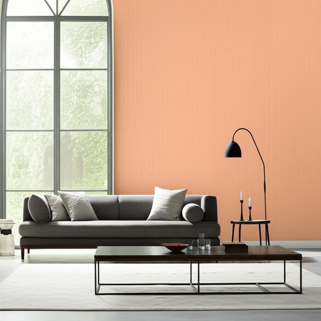 Somerset Strie Clay by Schumacher Subtle Striated Wallpaper – Simply Charming Collection 5004234