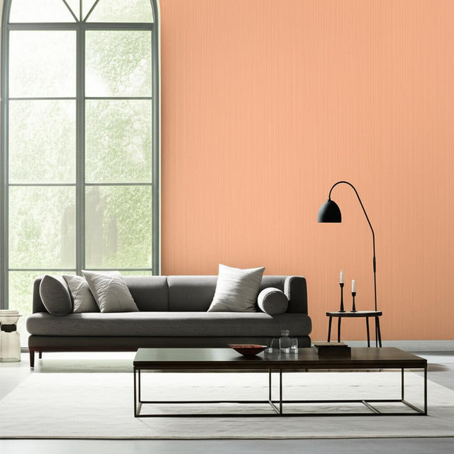 Somerset Strie Clay by Schumacher Subtle Striated Wallpaper – Simply Charming Collection 5004234