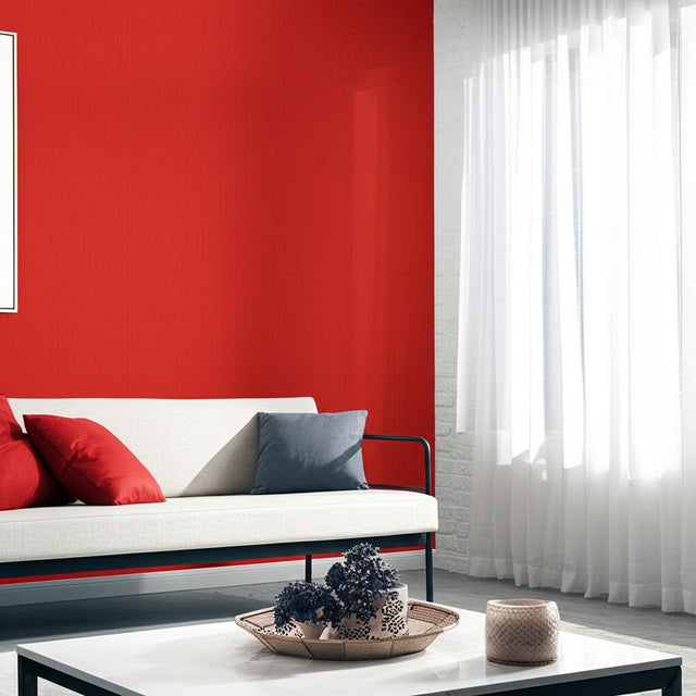 Somerset Strie Red by Schumacher Subtle Striated Wallpaper – Schumacher 5004237