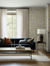 Whitney Floral Lavender by Schumacher Chinoiserie-Inspired Floral Wallpaper – Schumacher 5004384