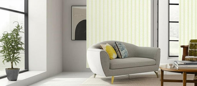 Wallis Stripe Celery by Schumacher Simply Charming Collection Wallpaper – Schumacher 5004433