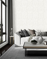 LIDO DAMASK Dove by Schumacher Classic Damask Wallpaper – Schumacher 5004483