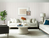 Lorraine Stripe Limestone by Schumacher Decorative Stripe Wallpaper – Schumacher 5004581