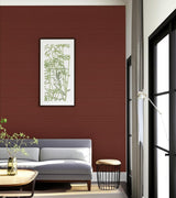Haruki Sisal Plum by Schumacher Textured Sisal Wallcovering – Schumacher 5004721
