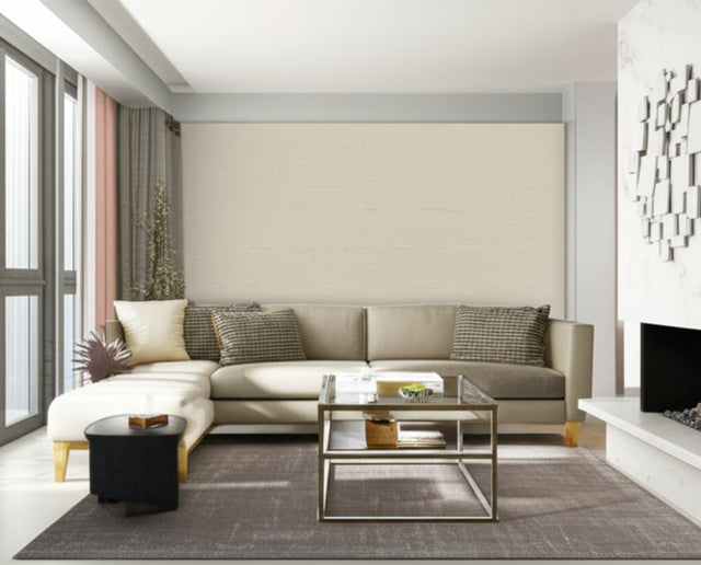 HARUKI SISAL Parchment Sisal Wallcovering by Schumacher – 5004728