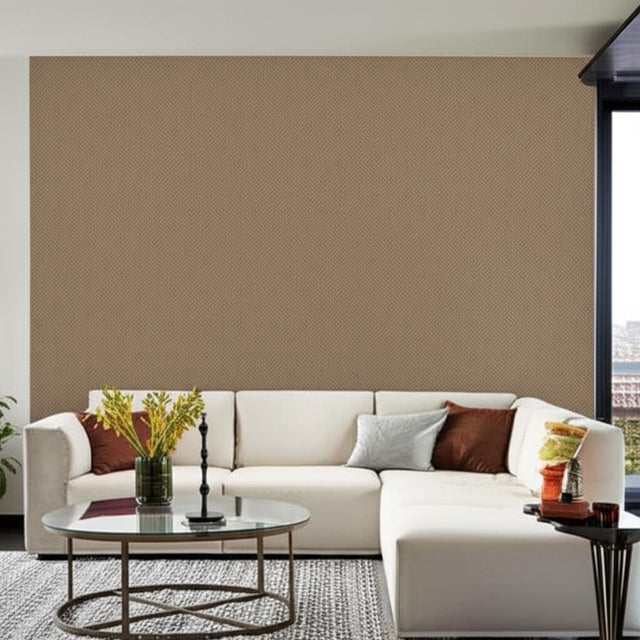 ZIGGURAT Mink Geometric Wallpaper by Schumacher – The Smart Set Collection 5004743