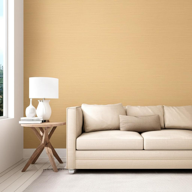 Manila Texture Natural Vinyl Wallcovering by Schumacher – 5004780