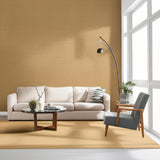 Mandalay Texture Teak by Schumacher Textured Elements Collection Wide-Width Wallcovering – Schumacher 5004821