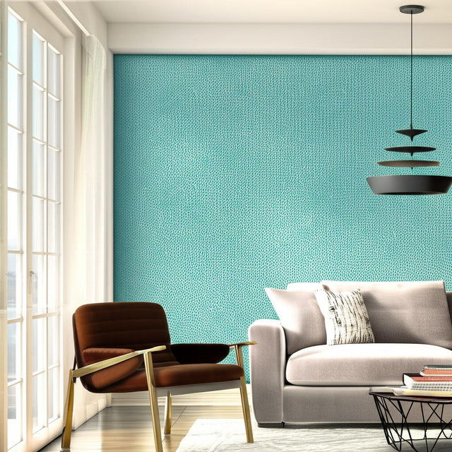 Mosaic Turquoise Geometric Wallpaper by Schumacher Modern Nature Collection – Schumacher 5005043