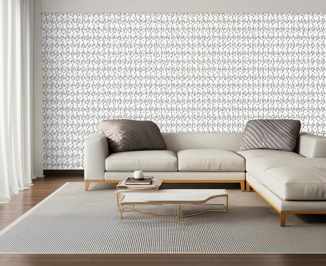 Manor Gate Charcoal by Schumacher Modern Nature Wallpaper – Schumacher 5005053