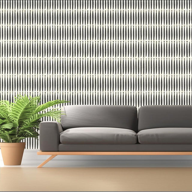 Fern Tree Noir by Kelly Wearstler Modern Nature Collection Wallpaper – Schumacher 5005070