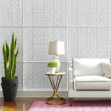 Summer Palace Fret Wisteria by Schumacher Modern Geometric Wallpaper – Schumacher 5005142
