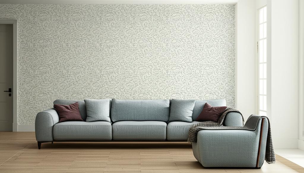 Sangar Scroll Water Blue by Schumacher Block-Printed Wallpaper – Schumacher 5005222