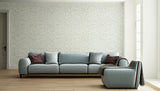 Sangar Scroll Water Blue by Schumacher Block-Printed Wallpaper – Schumacher 5005222