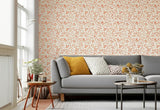 Kyara Vine Valencia by Schumacher Jaipur Collection Block Print Wallpaper – Schumacher 5005263