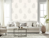 MADRAS PAISLEY Oyster by Schumacher Jaipur Collection Hand Screened Washable Wallpaper – Schumacher 5005300