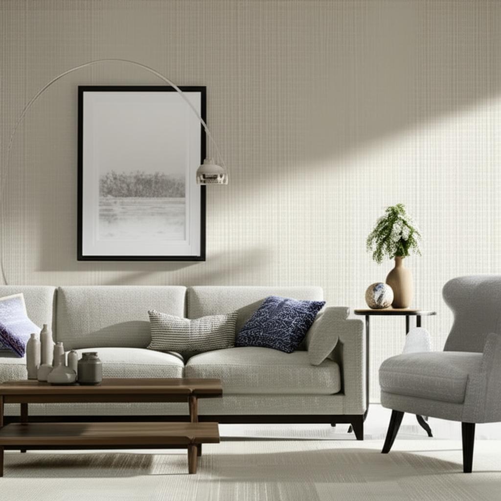 Urban Stripe Silvered Taupe by Schumacher Handcrafted Modern Glamour Wallpaper – Schumacher 5005641