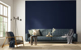 Chevron Texture Midnight Blue by Schumacher Handcrafted Textured Wallcovering – Schumacher 5005654
