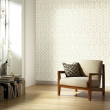 Imperial Trellis II Sand/Ivory by Kelly Wearstler Schumacher Wallpaper – Schumacher 5005802