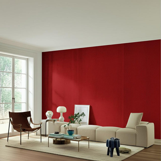 Crocodile Crimson Embossed Wallpaper by Schumacher – Modern Glamour Collection 5005831