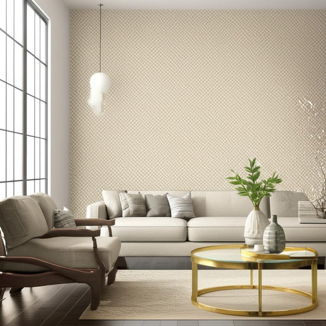 ANDALUS Mica Geometric Lattice Wallpaper by Schumacher – 5005860