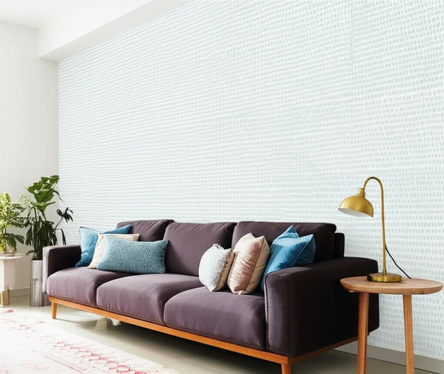 Queen of Spain Sky by Schumacher Painterly Mid-Century Modern Wallpaper – Schumacher 5005882