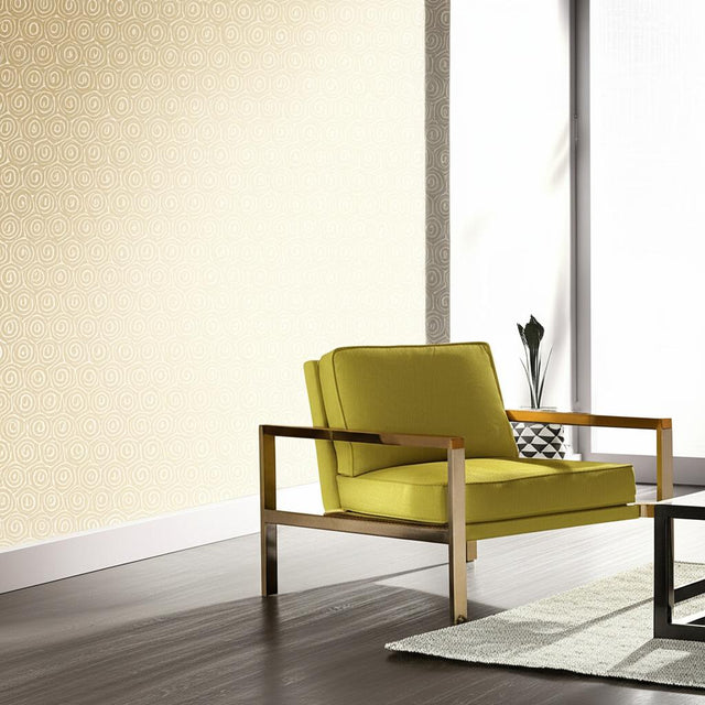 Alcazaba Gold Geometric Metallic Wallpaper by Schumacher – 5005952