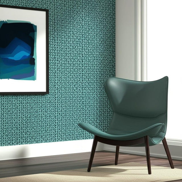 Medina Peacock Geometric Wallpaper – Schumacher 5006015