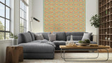 Darro Mosaic Border Persimmon by Schumacher Byzantium Collection – Schumacher 5006022