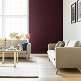 Feather Bloom Sisal Golden Plum by Celerie Kemble Hand-Screened Wallpaper – Schumacher 5006073