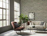 Ripple Sisal Zebra by Celerie Kemble Hand-Printed Sisal Wallpaper – Schumacher 5006132