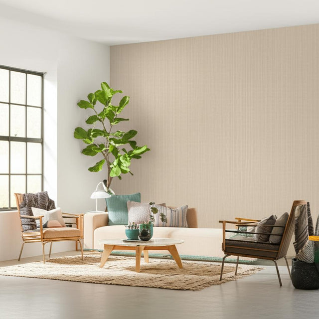 Harshaw Pinstripe Sisal Malt by Schumacher Luxe Lodge Classic Sisal Wallcovering – Schumacher 5006161