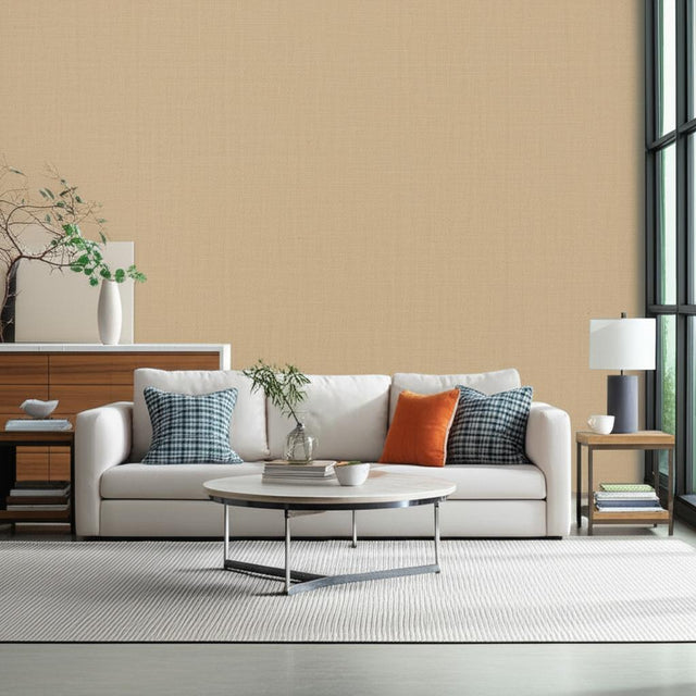 Jute Burlap Natural by Schumacher Textured Wallcovering – Schumacher 5006510