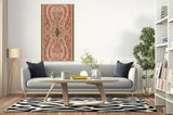 Pasha Paisley Pomegranate by Schumacher Paisley Wall Mural – Schumacher 5006601
