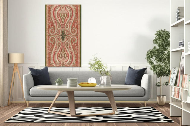 Pasha Paisley Pomegranate by Schumacher Paisley Wall Mural – Schumacher 5006601