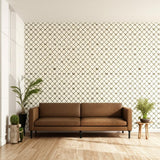 Taj Trellis Sepia by Schumacher Martyn Lawrence Bullard Collection Geometric Trellis Wallpaper – Schumacher 5006621
