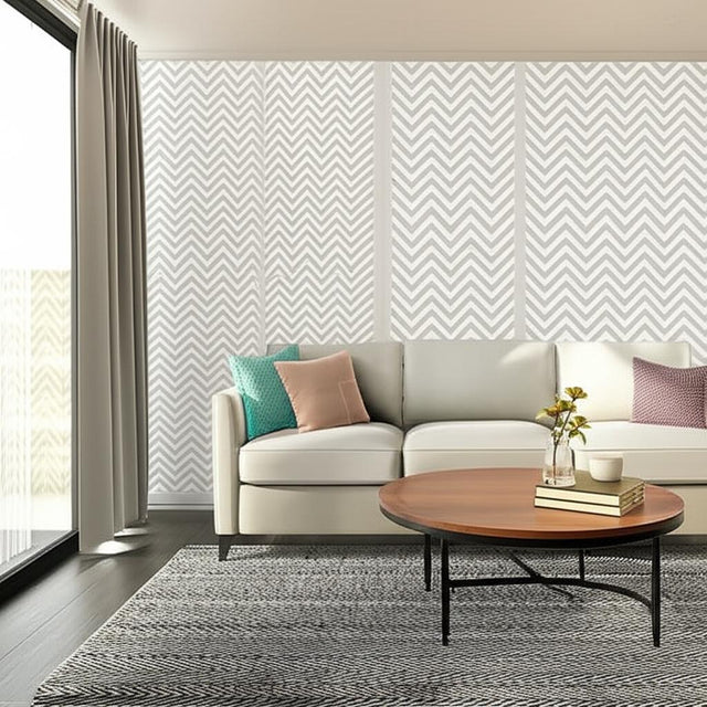 FEZ Dusk Chevron Stripe Wallpaper by Schumacher – 5006731