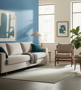 Haiku Sisal Cerulean by Schumacher Grasscloth Wallpaper – Schumacher 5006862