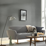 Haiku Sisal Charcoal by Schumacher Textured Wallcovering – Schumacher 5006864
