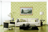 Vientiane Ikat Palm by Schumacher Bold Geometric Ikat Wallpaper – Schumacher 5006953