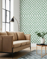 Cyril Verde by Raoul Textiles Green Botanical Wallpaper – Schumacher M88994