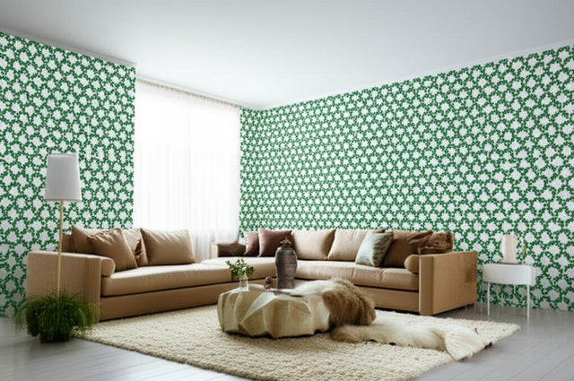 Cyril Verde by Raoul Textiles Green Botanical Wallpaper – Schumacher M88994