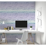Winifred Ombre Brick Lavender by Arthouse Wallpaper – Brewster Home Fashions AH909707