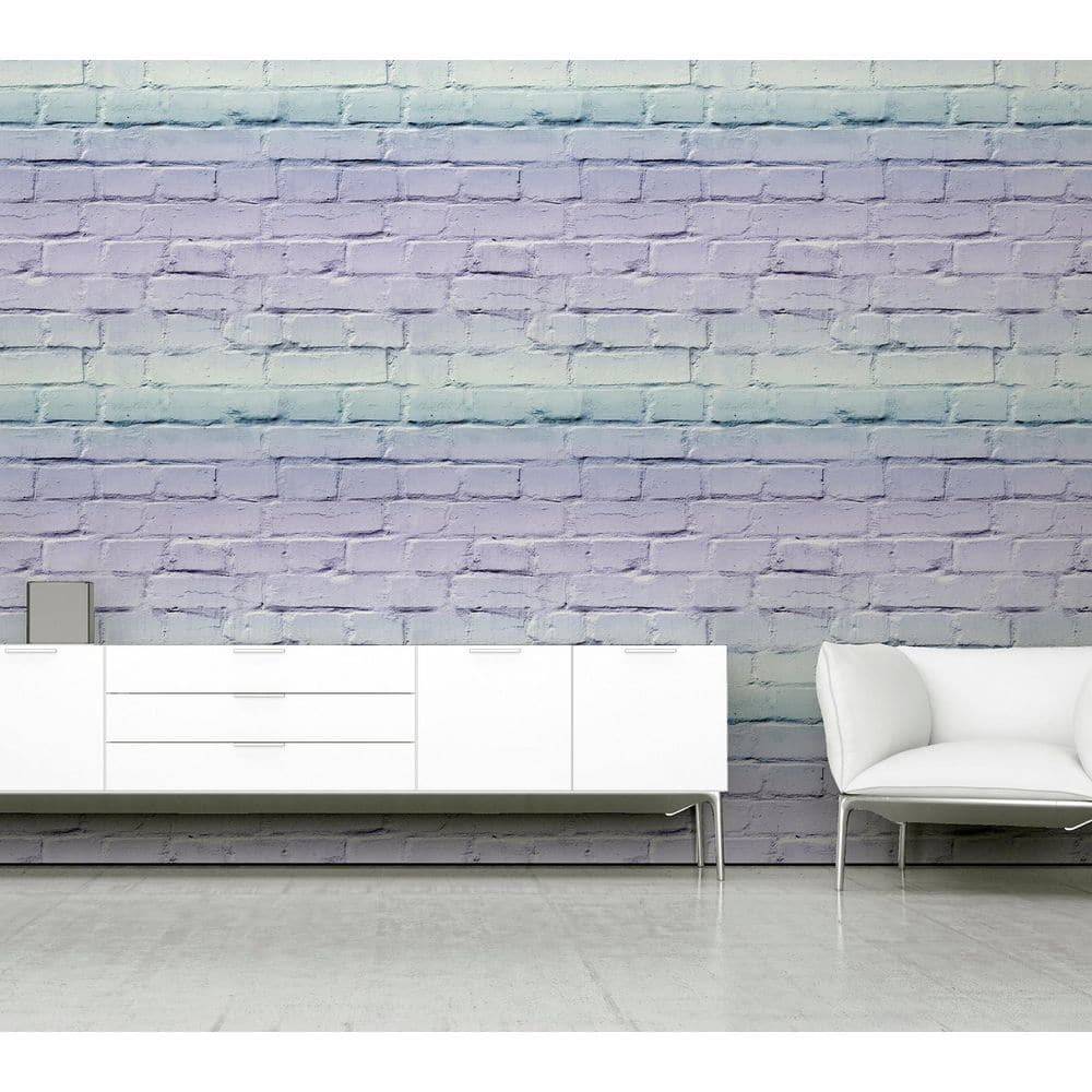 Winifred Ombre Brick Lavender by Arthouse Wallpaper – Brewster Home Fashions AH909707