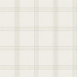 Chesapeake Auberge White Plaid Wallpaper