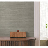 Rhett Green Striated Wallpaper by Warner Textured Vinyl Wallpaper – Brewster Home Fashions 4207-5425