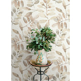 Pinnate Salmon Leaves by Chesapeake Botanical Wallpaper – Brewster Home Fashions 4169-13912