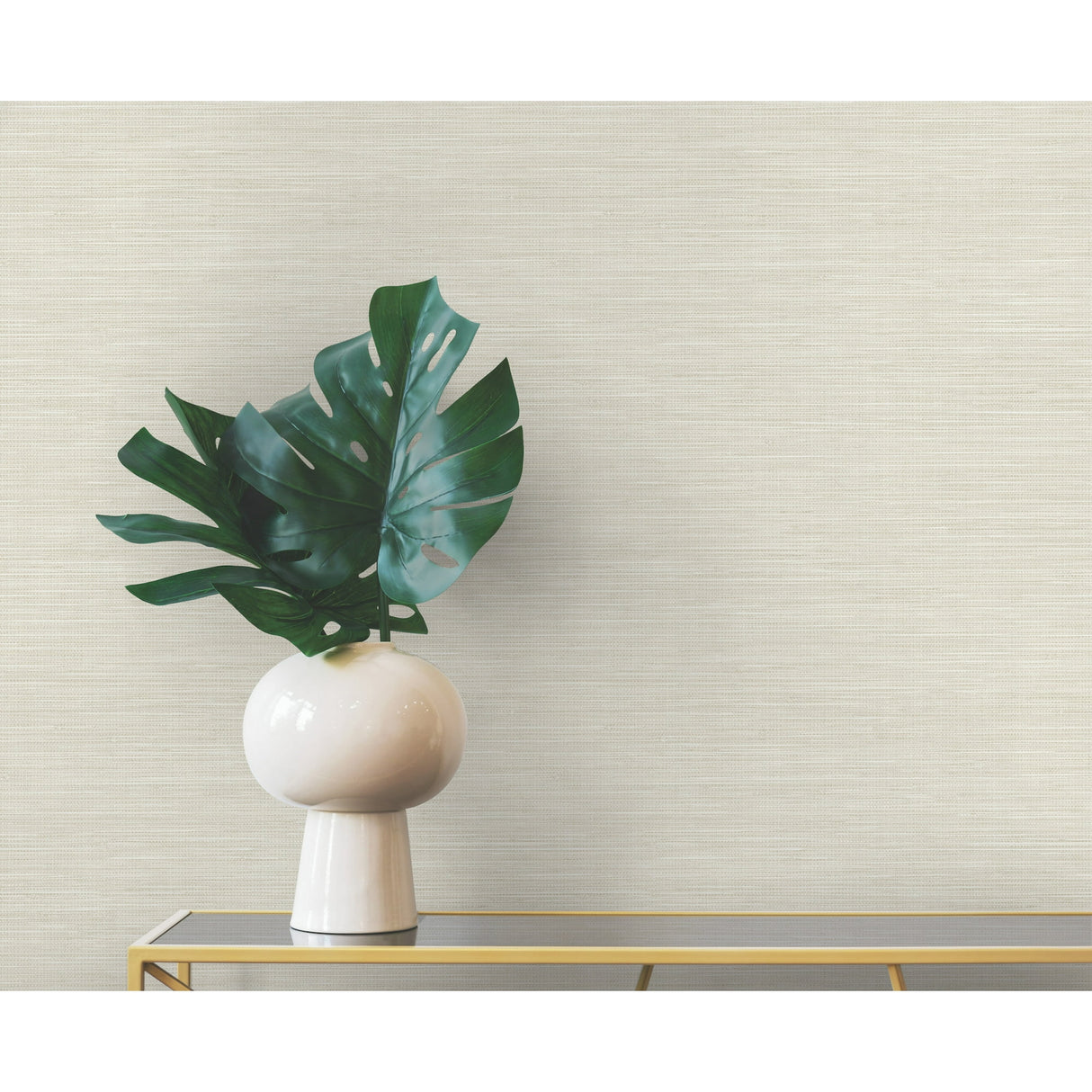 Winn Cream by Warner Faux Grasscloth Wallpaper- Brewster Home Fashions 4174-4601
