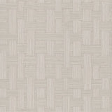 Basketry Dove Grey woven texture wallpaper by York Wallcoverings, pattern SI25723